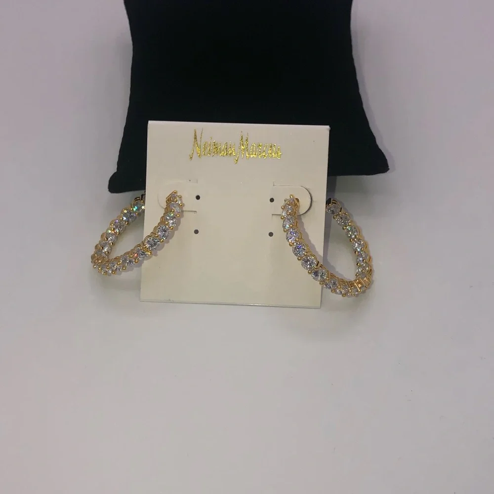 4.5ct  Inside-Out Hoops - Picture 10 of 11